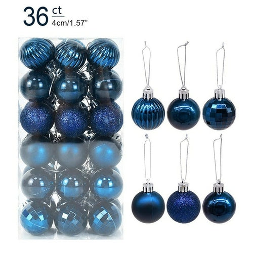 1box Christmas Balls Christmas Tree Ornaments Ball Xmas Hanging Tree