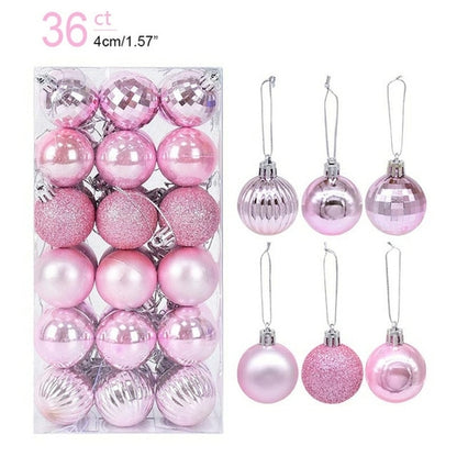 1box Christmas Balls Christmas Tree Ornaments Ball Xmas Hanging Tree