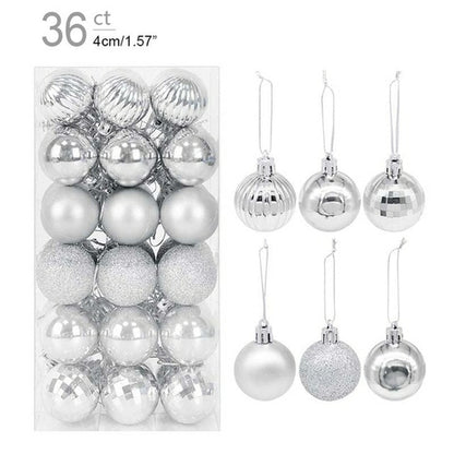 1box Christmas Balls Christmas Tree Ornaments Ball Xmas Hanging Tree