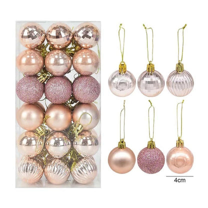 1box Christmas Balls Christmas Tree Ornaments Ball Xmas Hanging Tree