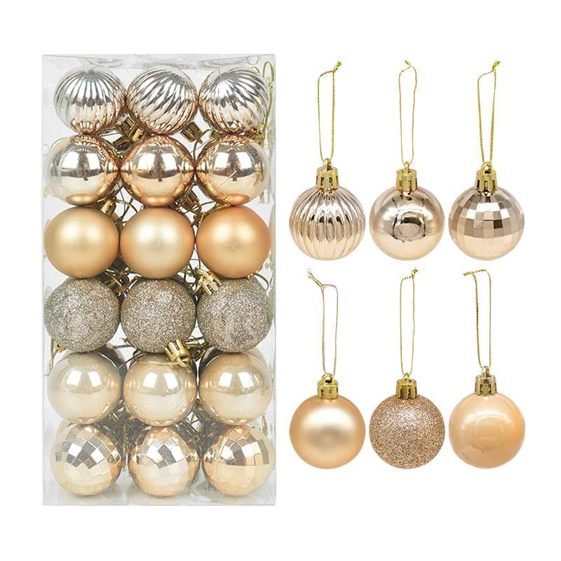 1box Christmas Balls Christmas Tree Ornaments Ball Xmas Hanging Tree