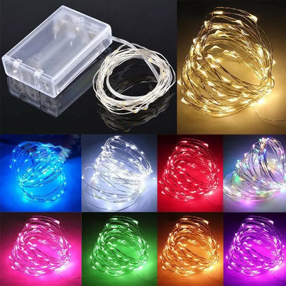 1M 2M 3M 5M 10M 20M 30M Copper Wire LED String lights Holiday lighting