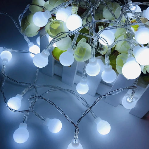 10M USB/Battery Power Ball LED String Lights Garland Lights  Outdoor